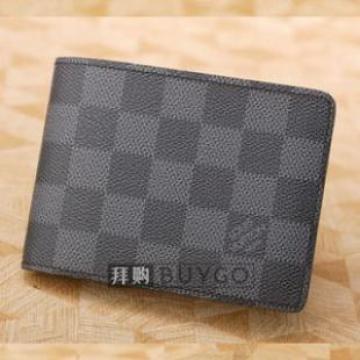 ルイヴィトン N63074 ダミエグラフィット ポルトフォイユ・フロリン メンズ用2つ折財布